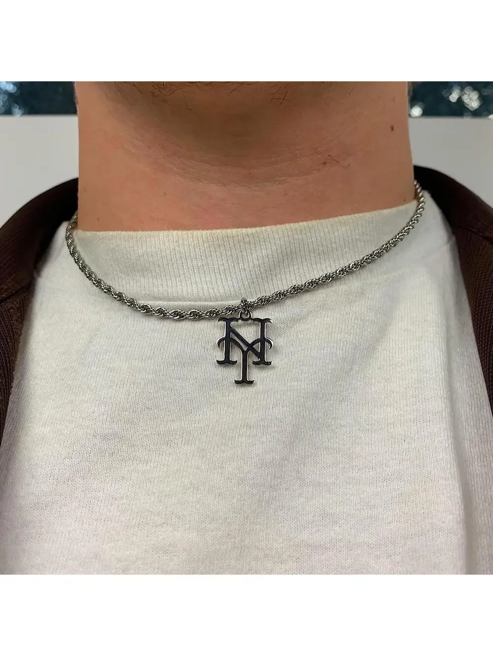 Y2K Gold Stainless Steel Steel Chain Necklace
